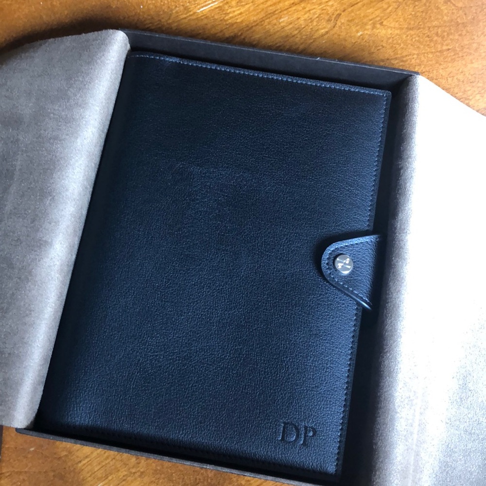 leatherology Medium Snap Journal | DP Initials